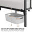Minimalist Metal Bed Frame with Slatted Headboard-1976563632-1926513659