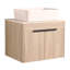Ensemble de meuble-lavabo mural 24 po avec lavabo en céramique