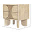 Hina 2-Drawer Acacia Nightstand