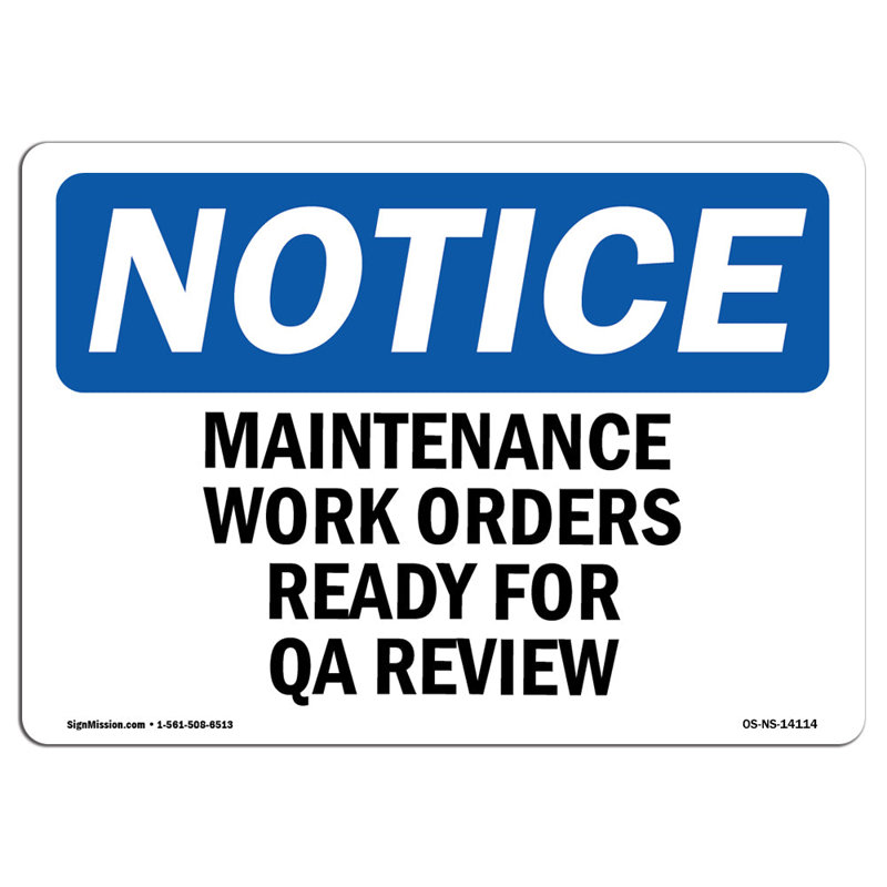 Notice Sign