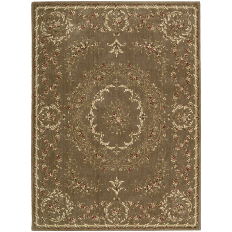 Tapis brun Dalrymple, Rectangle 5 pi 6 po x 7 pi 5 po