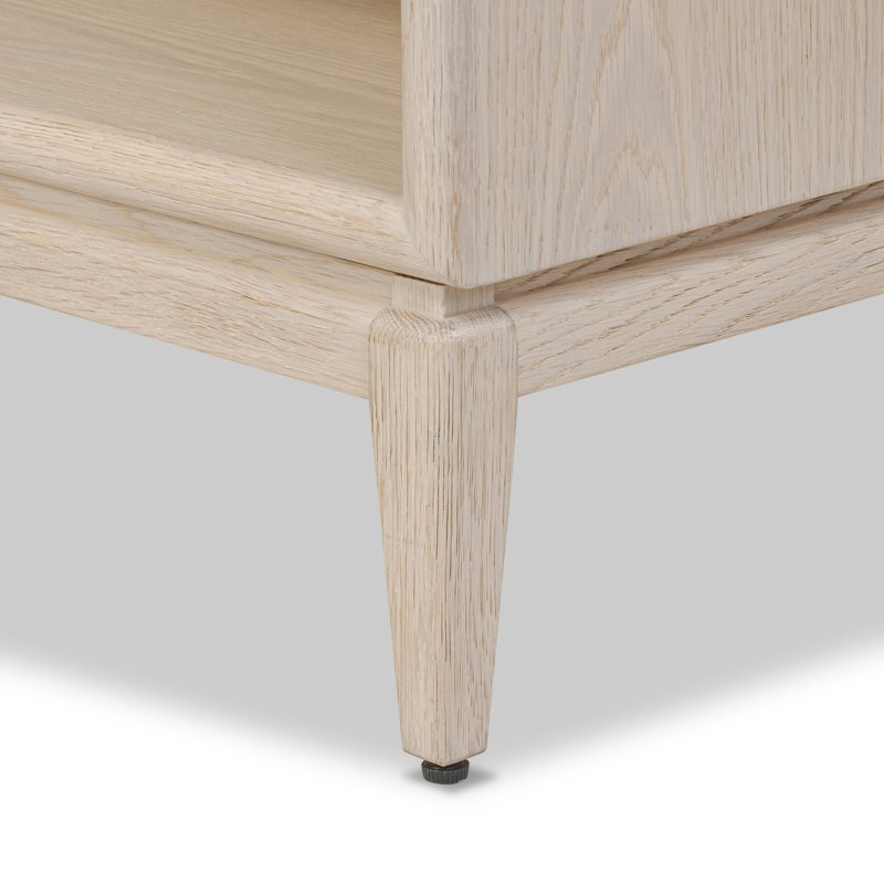 Rosenell Open Nightstand, White