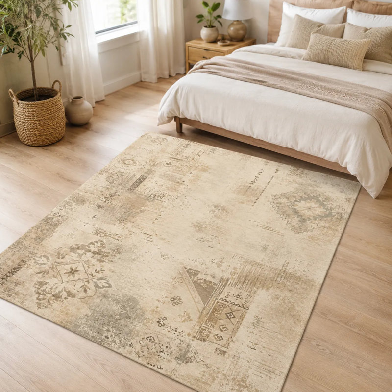 Tapis de couloir Vintage, Rectangle 3'4" x 6'7"