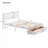 Full Platform Bed Frame with 2 Storage Drawers,  Support Legs, No Box Spring Needed