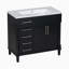 Meuble-lavabo simple 36 po avec plateau Dhananjay