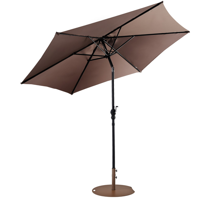 Parasol de patio extérieur Arlmont & Co., Brun clair