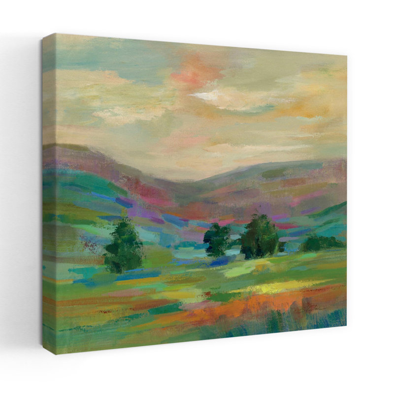 Teintes contemporaines d'été avec art abstrait beige, H 18 po x l 18 po