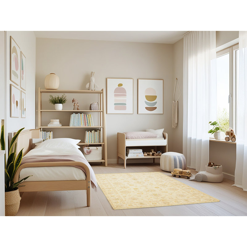 Winschoten Performance Oriental Indoor Rug, Rectangle 4' x 6'