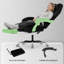 Fauteuil de bureau pivotant à 360° avec massage et soutien lombaire-676321592-676321593