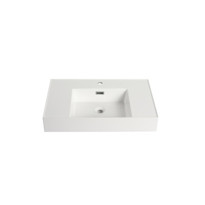 Bassin en résine pour meuble-lavabo
