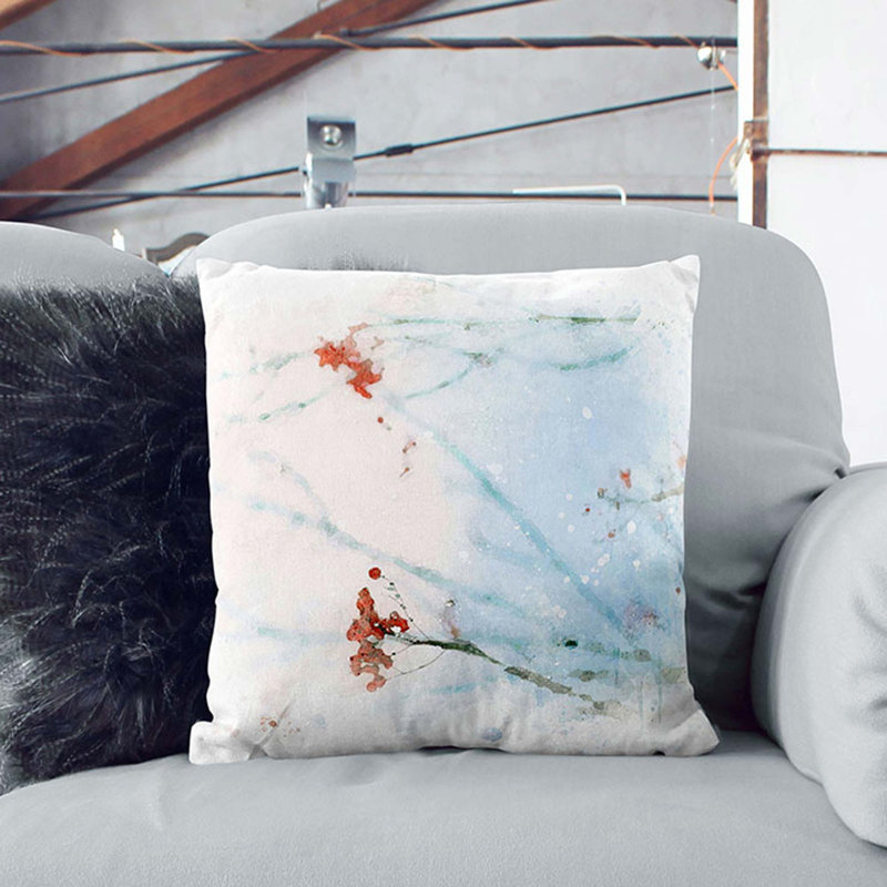 Abstract Square Cushion, 40cm H x 40cm W x 15cm D