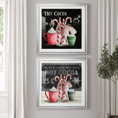 Cocoa Chalk - ensemble de 2 reproductions d'art textuel