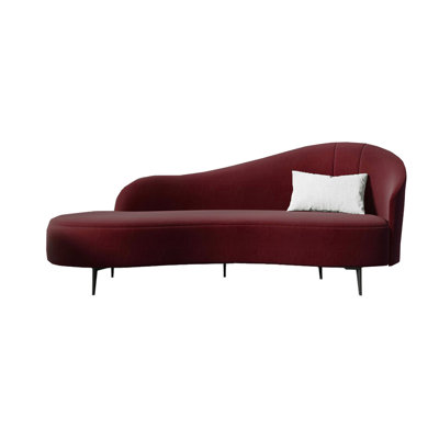 Simple Style Of Elastic Sponge Recliner Upholstered Chaise Lounge