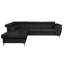 Brookhurst Leather Corner Sofabed-648641777-648641784