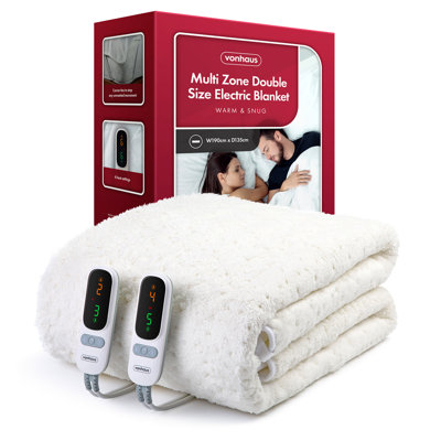 Vonhaus Electric Blanket With Multi Heating Zones