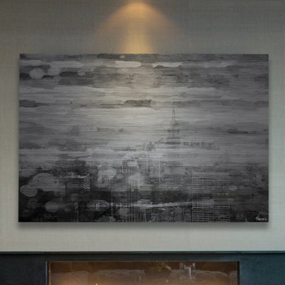 «City In A Dream» par Parvez Taj, reproduction de photo sur métal