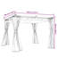 Gazebo With Curtains Steel-83788647-83788646