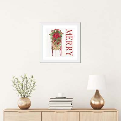 «Home for the Holiday Merry Sled» par Tara Reed - impression