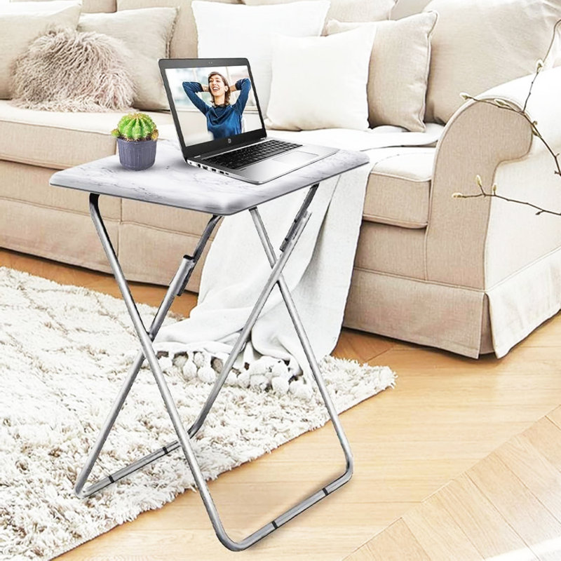 Foldable Snack Eating Trays Table, 2PCS