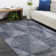 Houstyn Geometric Handmade Area Rug in Gray