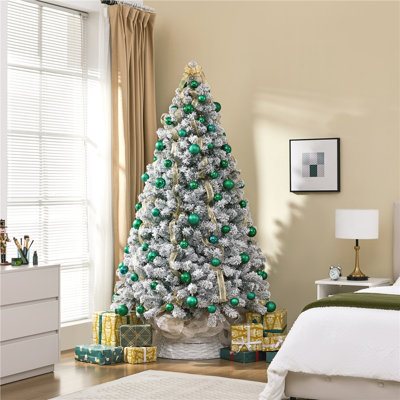 Annaliesa Lighted Artificial Fir Christmas Tree