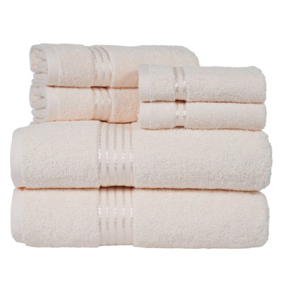 Ensemble de serviettes de bain en coton Jordan-Dale - Accessoires de salle de bain avec serviettes lavables à la machine