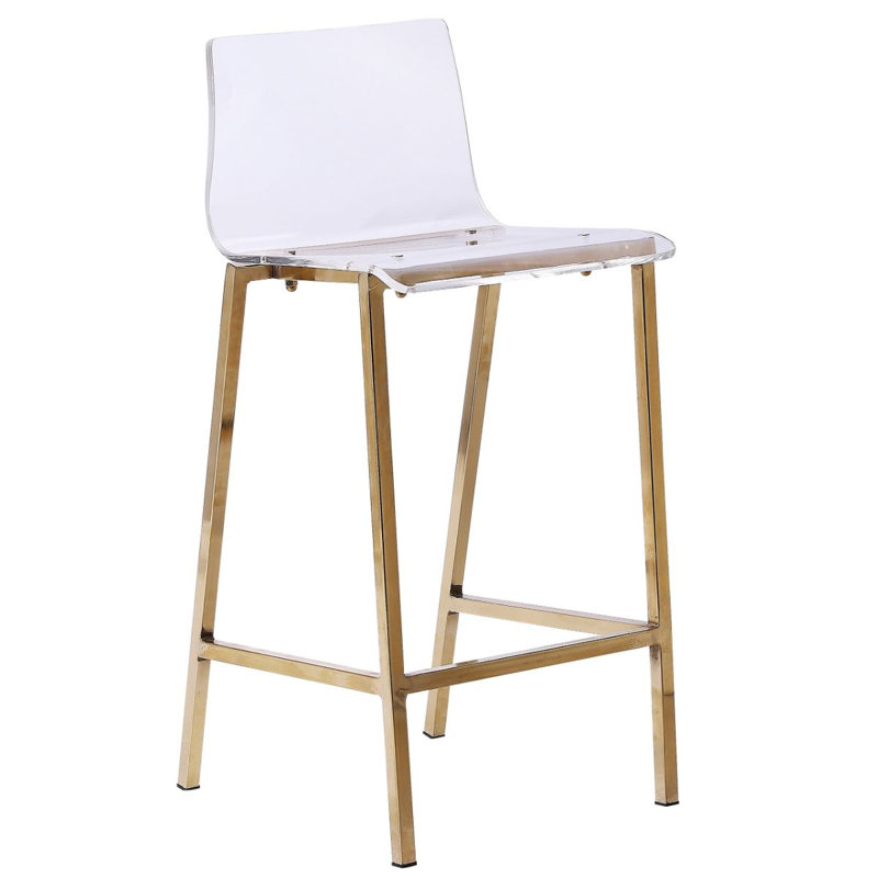 Tabouret de comptoir 26 po, Doré