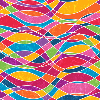 Abstract Wave - Wrapped Canvas Print