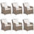 Winston Rectangular 6 - Person 55.12" Long Dining Set-325618242-325618241-304938024