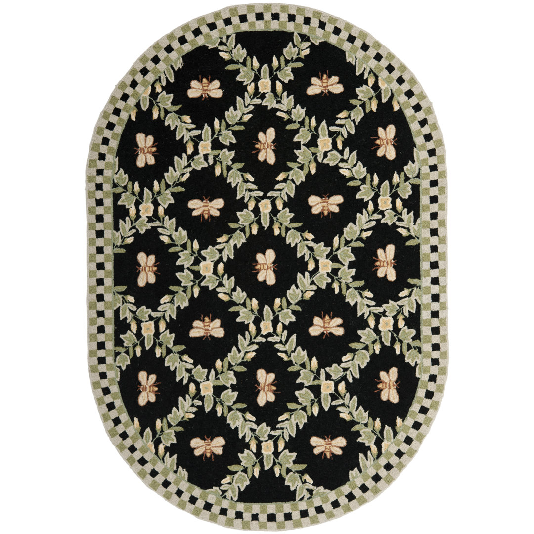 Hand Hooked Wool Southwestern Rug Birch Lane™ Rug