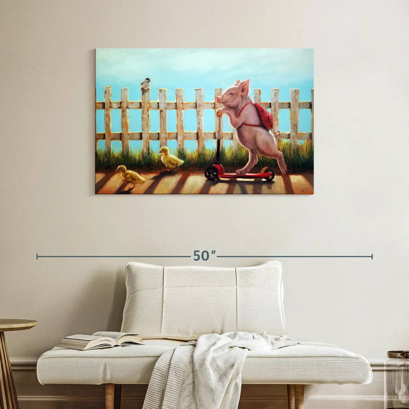 Summer Stroll, 26" H x 39" W