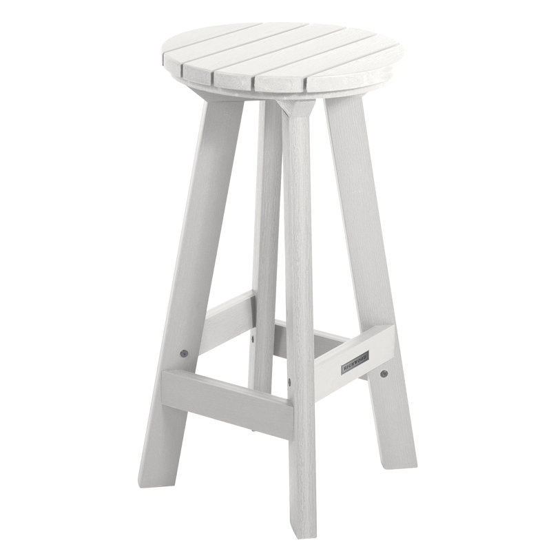 Tabouret de bar 15 po Preister, Blanc