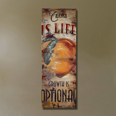 Change Is Life by Rodney White - Wrapped Canvas Panoramic Print