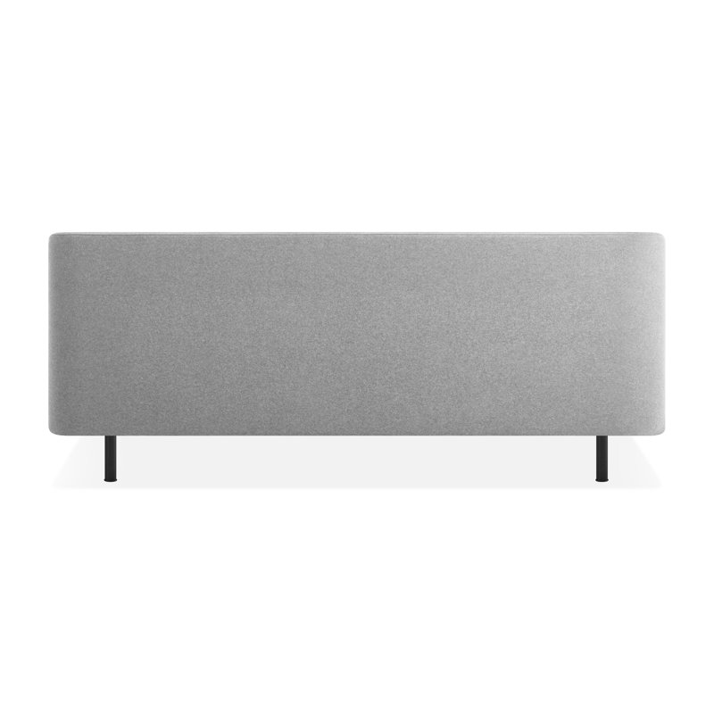 Nook Upholstered Bed, Vesper Light Grey, King