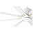 FLEET 56" Eight Blade Fan - White-1285474275