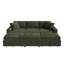 Canapé-lit modulaire Brunella Corduroy-592591231