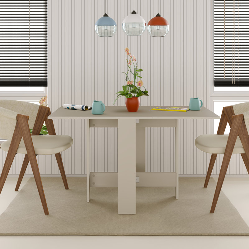 Jurate Rectangular 130Cm L x 76Cm W Dining Table, Sandstone