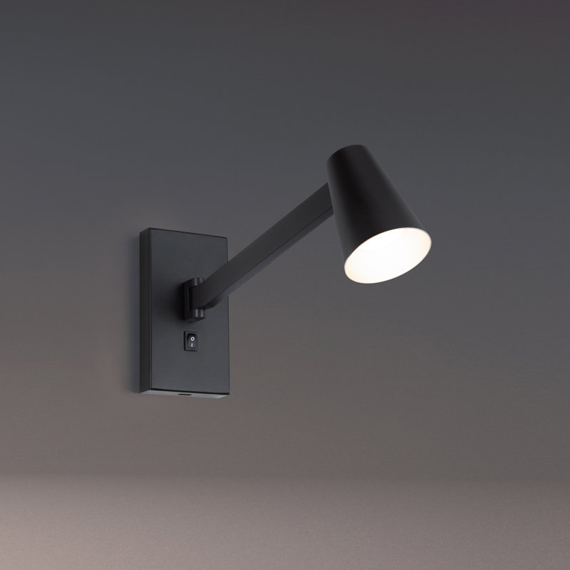 Grisham Aluminum LED Spotlight, Black/Silver