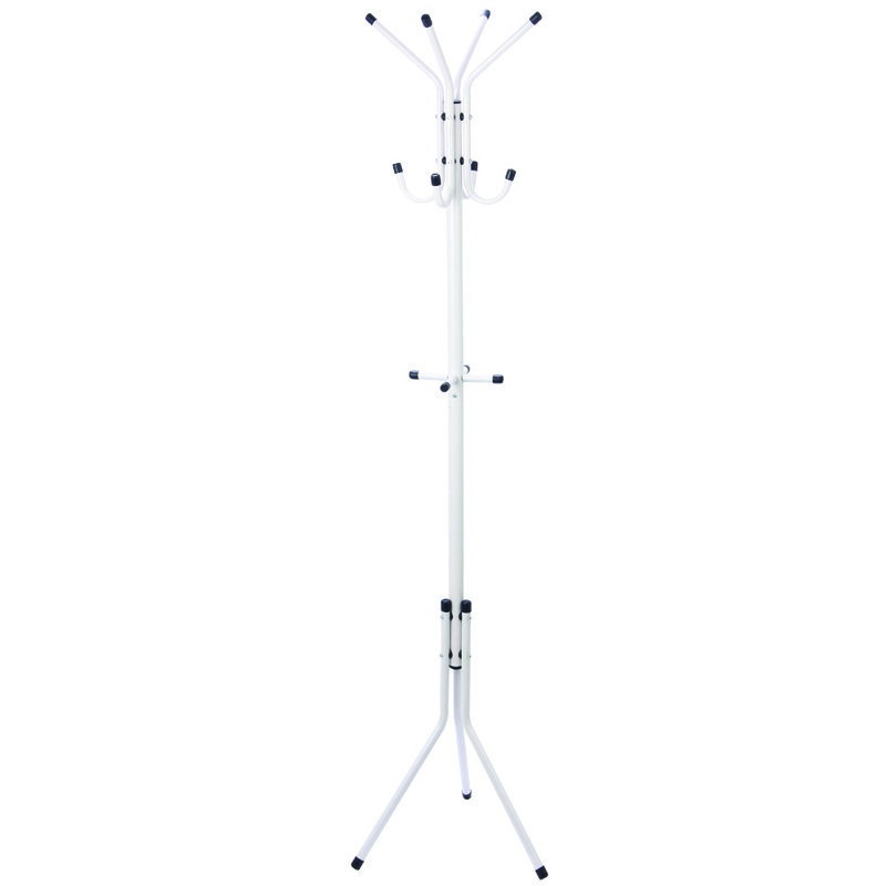 Tavarez Freestanding Coat Rack, White