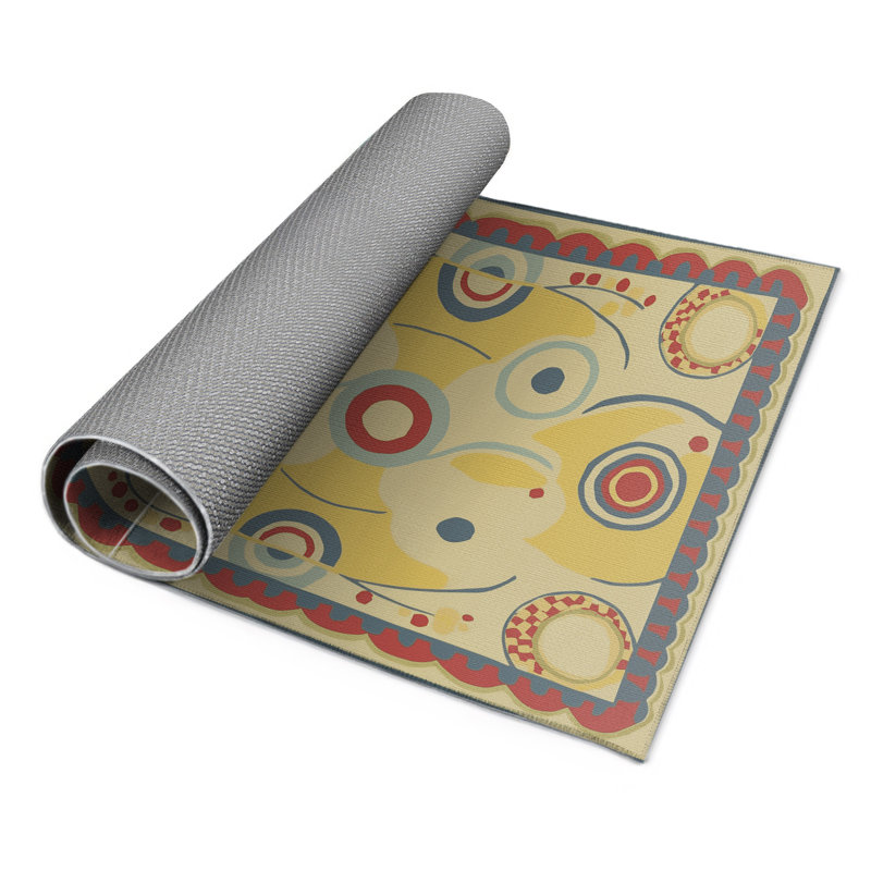 Jazzy Jingle Indoor And Outdoor Area Rug, Rectangle 5' x 7'