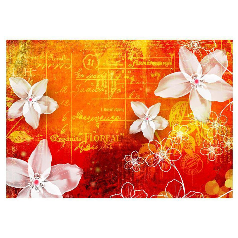 Murale Kashef, Orange, L 82 po x l 118 po