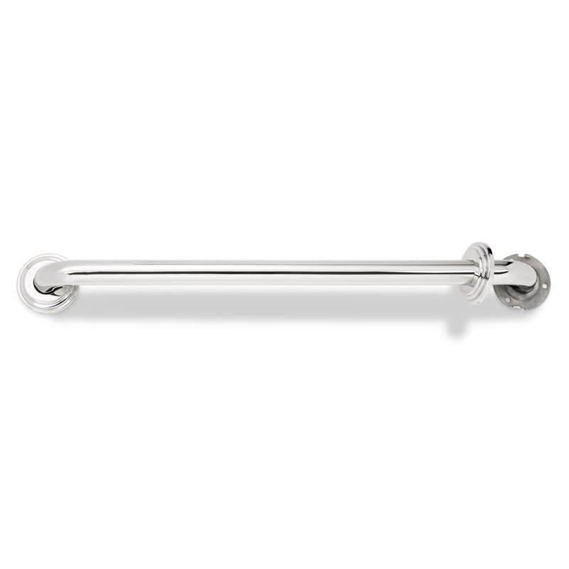 Barre d'appui droite en acier, l 24 po