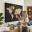 Carte du monde personnalisée en forme de punaise Adventure Awaits III-57405461-57963896