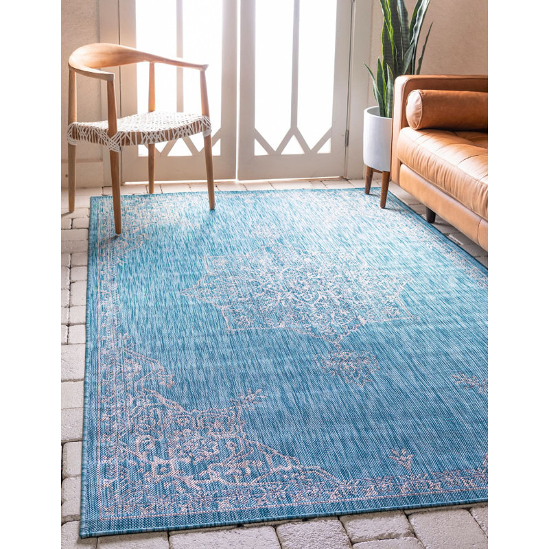 Tapis d'intérieur / extérieur bleu / gris Crader