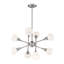 Lustre linéaire moderne Spoutnik 8 lumières Liskeard-121779296