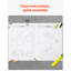 Bibliothèque de bureau blanche à 1 niveau pour le bureau et la maison-1402661688