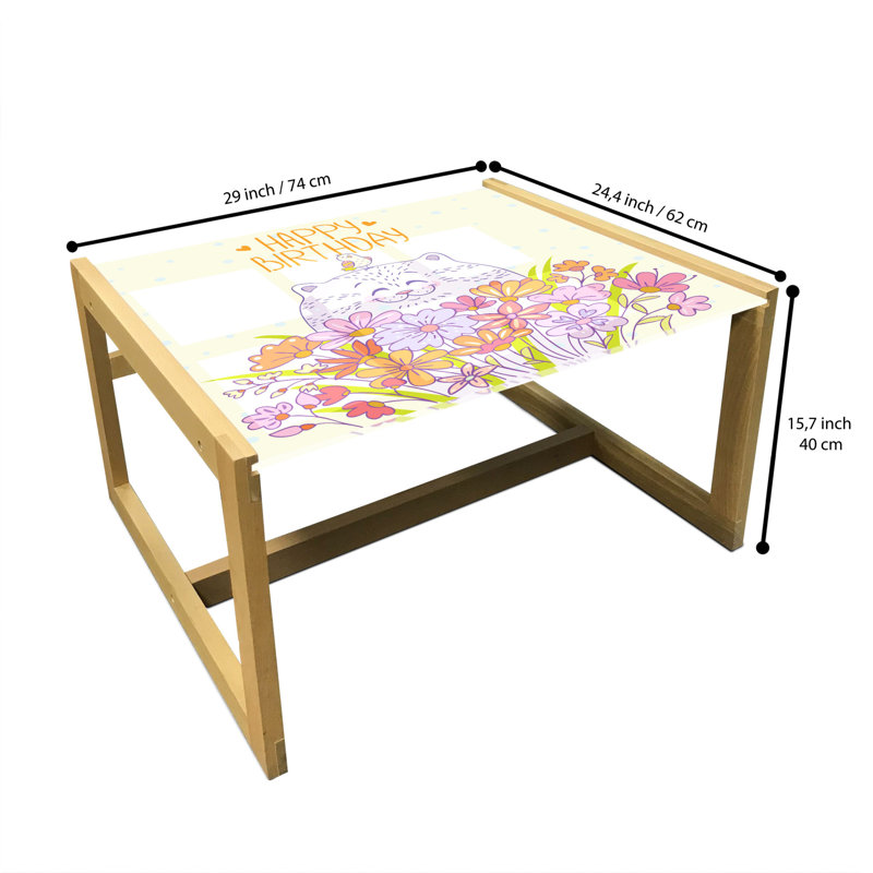 Jacksyn Sled Coffee Table, 40cm H x 74cm W x 62cm D