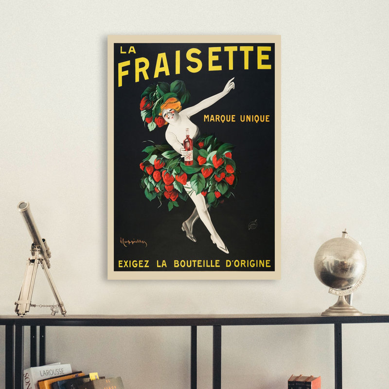 La Fraisette by Leonetto Cappiello - Wrapped Canvas Art Prints, 100cm H x 70cm W x 4cm D