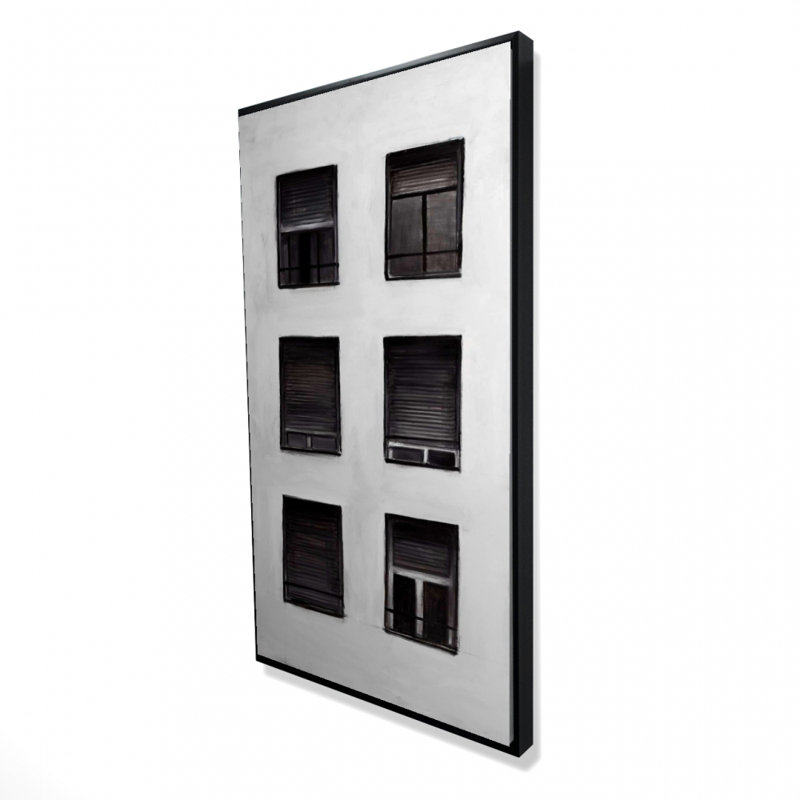 Windows - 24"x48" Framed canvas