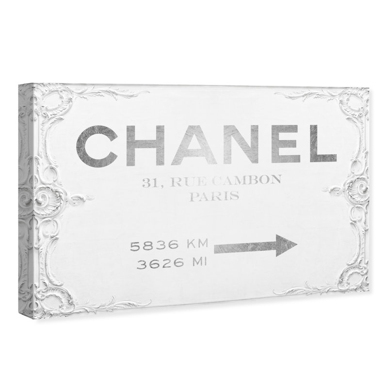 Panneau de mode et glamour - peinture, H 10 po x l 15 po, Toile tendue, No Frame